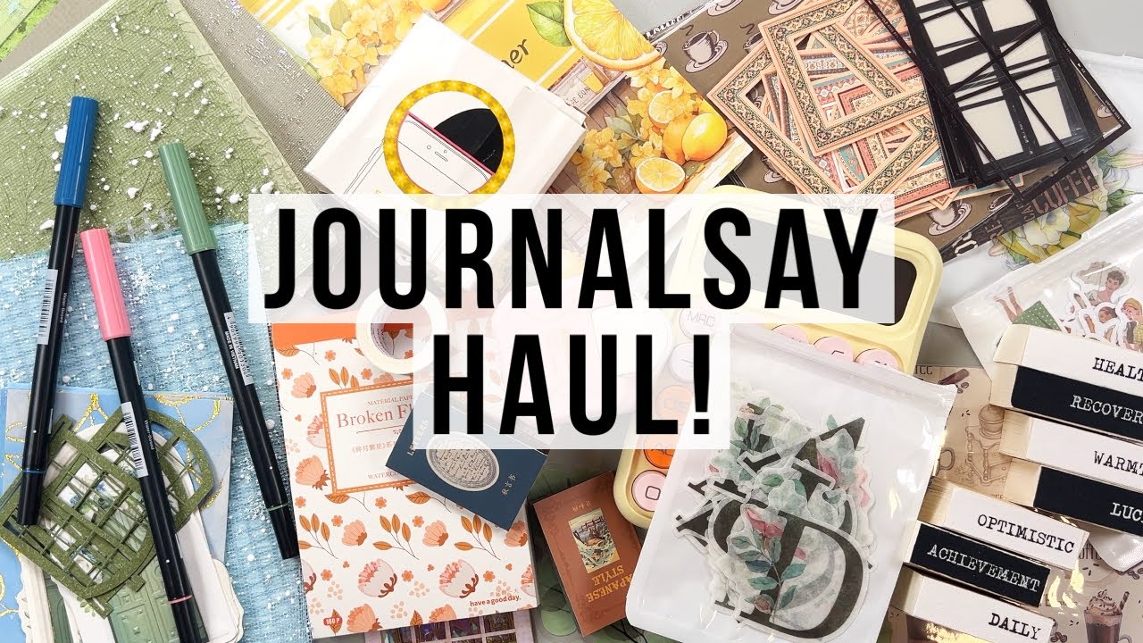 Huge Journalsay Stationery Haul! 100 order Stickers, Paper, Storage
