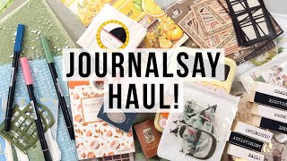 Huge Journalsay Stationery Haul! $100 order  Stickers, Paper, Storage, Washi, and More! Unboxing