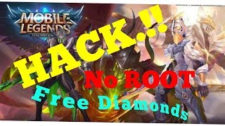 Mobile Legends Hack.. Free Diamonds ..No Root No Jailbreak... Updated..