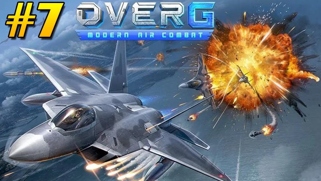 Jogo de Avião Caça Para Celular Over G: Modern Air Combat Android Gameplay  