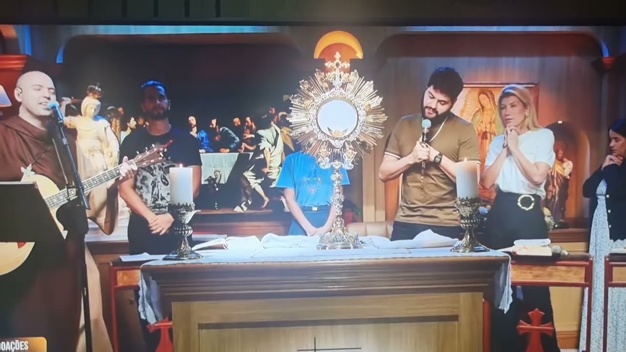 Frei Gilson e Cristiano 