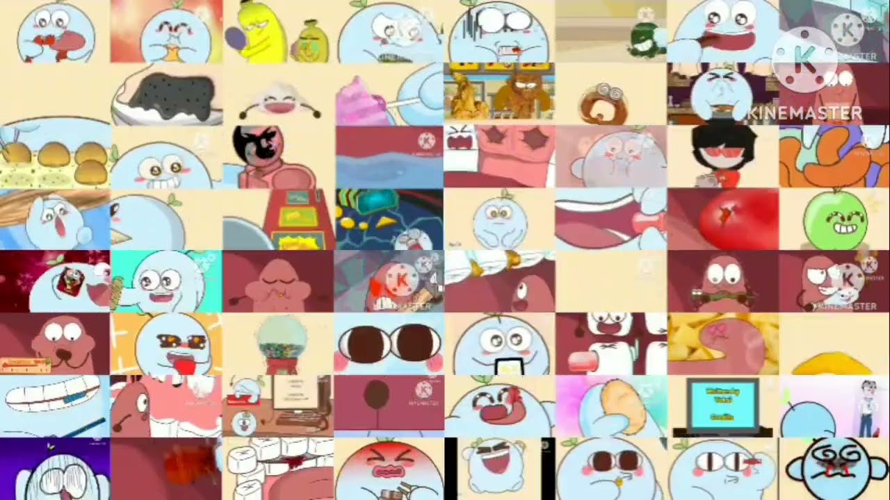 Слойка Маленький Манчи 64 серии сразу. Little Munchy Puff 64 series at once.