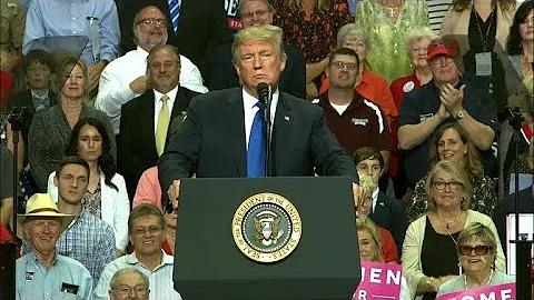 Trump mocks Kavanaugh accuser during rally in Mississippi