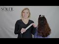 How to curl with Soleil flat iron Marble