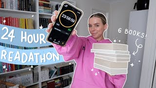 Reading for 24 hours!! ⏱ 6 books! 📖 reading romance &amp; fantasy!