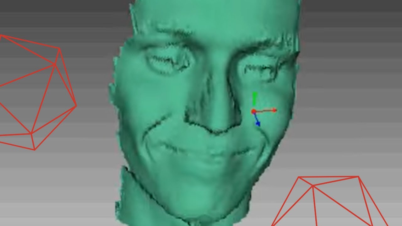 3d Facial Scanning In Real Time Video Mode Youtube