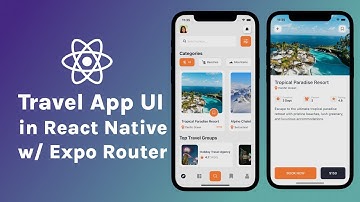 Travel App UI in React Native with Expo Router | 2024 Beginners Tutorial