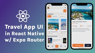 Travel App UI in React Native with Expo Router | 2024 Beginners Tutorial