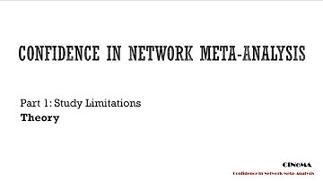 Confidence in Network Meta-Analysis: How to evaluate study limitations (theory)