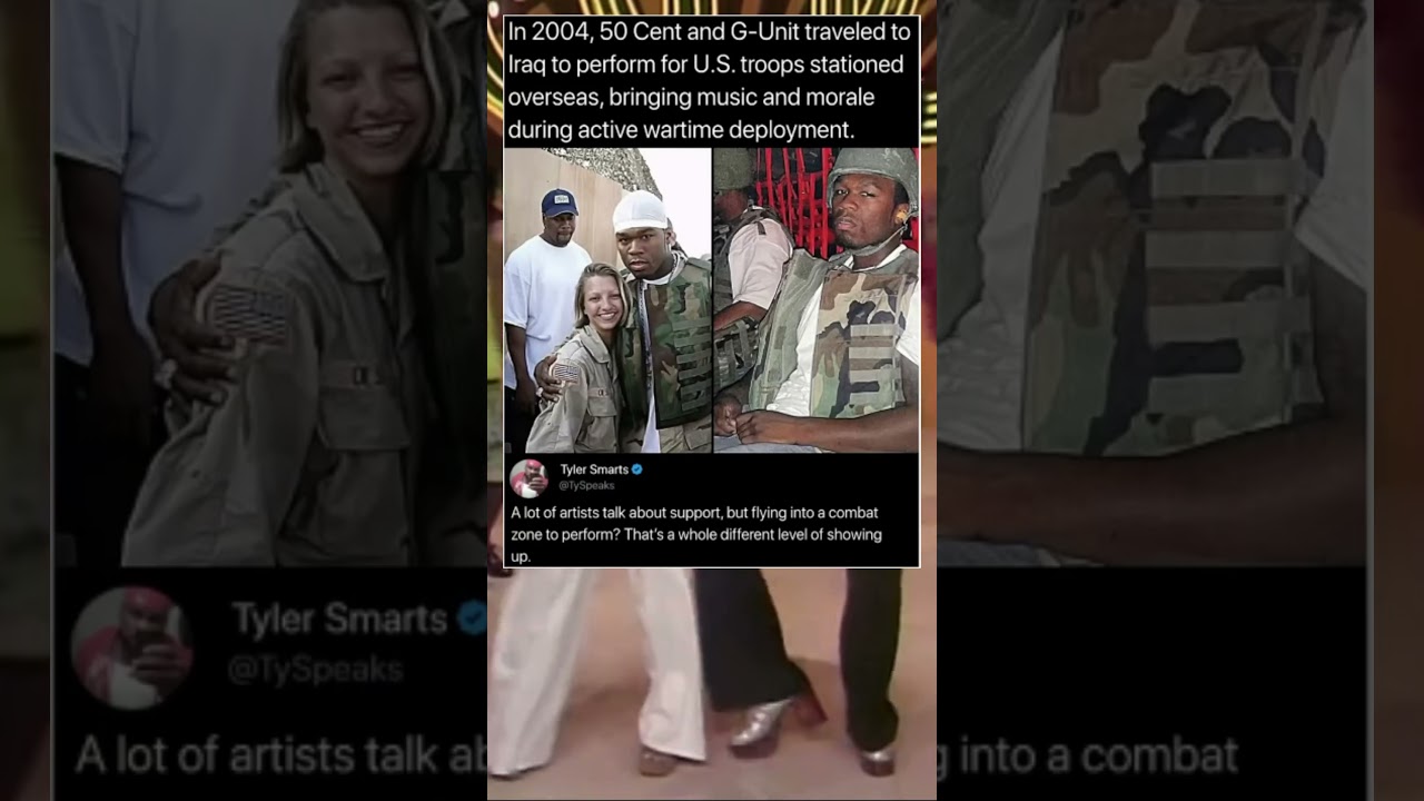 In 2004, 50 Cent and G-Unit traveled to Iraq