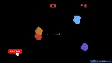 Asteroids - Atari VCS 2600 game - Stella Gameplay - DVDfeverGames