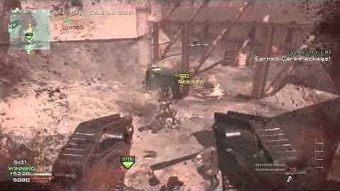 MW3 - 8 man killfeed - hardhat - drop zone