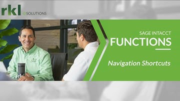Tips & Tricks: How to Navigate Sage Intacct with Shortcuts