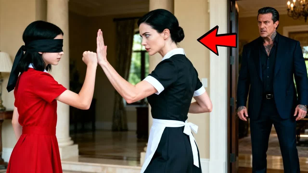 Mafia Boss Caught His Maid Teaching His Blind Daughter To Fight But The Truth Left Him Speechles