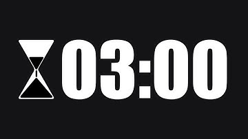 3 Minute Timer - 180 Seconds Countup Timer