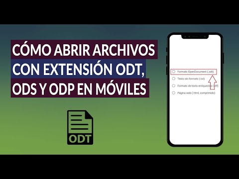 ¿Cómo Abrir Archivos con Extensión Odt, Ods y Odp en Móviles Android?