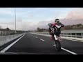 1km Wheelie Supermoto Champion Erjus Tufa Husqvana Racing Tirane Albania