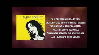 UhAmerica- Regina Specktor karaoke
