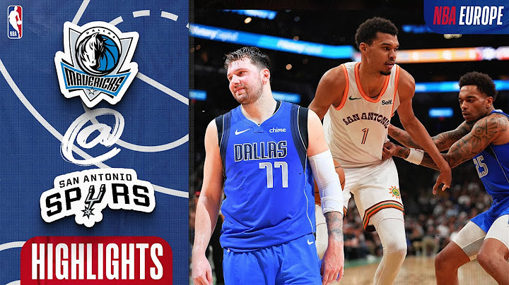 HUGE MATCHUP with Wembanyama & Doncic 🔥 Dallas Mavericks v San Antonio Spurs Highlights