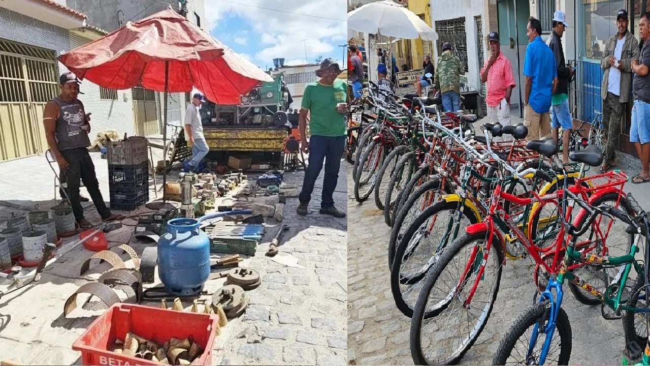 VEJA QUANTAS RELÍQUEAS TEM NESSA FEIRA DO ROLO