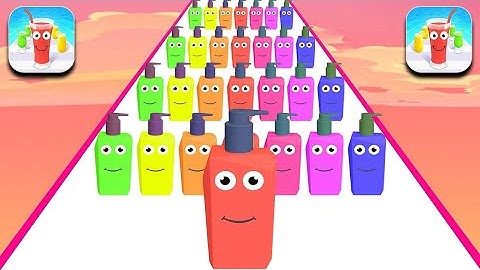 Juice Run in Max Level Game iOS, Android Walkthrough New Update All Levels Gameplay Mobile KWEIOQA