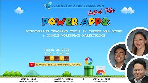 POWER APPS: Discovering Teaching Tools in Chrome Web Store & Google Workspace Marketplace