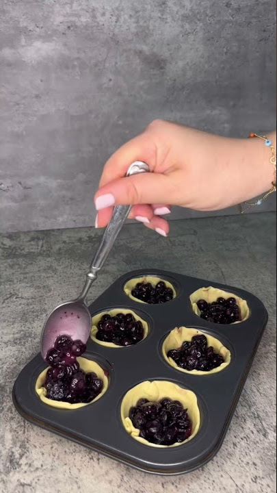 The most delicious and easy blueberry tarts recipe