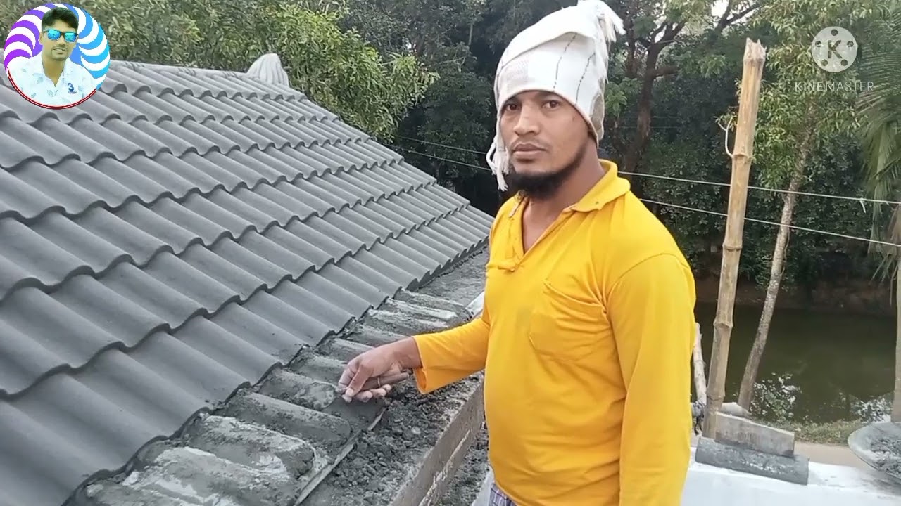 ফোর্সের চালের উপরে ঢেউটিন টালি কিভাবে বানাতে হয় দেখুন#Rashal_Ahmed_joy_Official