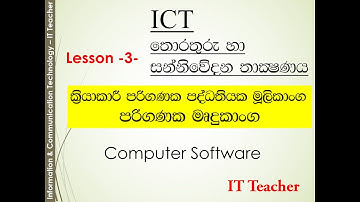 Computer Software  - පරිගණක මෘදුකාංග