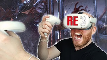 Resident Evil 3 VR mod is one HELL of a ride | Quest 2 Gameplay Virtual Desktop