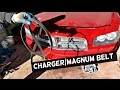 DODGE CHARGER 3.5  SERPENTINE BELT DIAGRAM and REPLACEMENT| DODGE MAGNUM