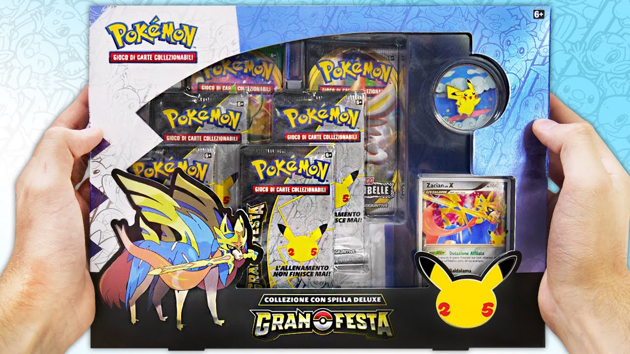 APRO LA COLLEZIONE DELUXE GRAN FESTA DI ZACIAN LIV.X! - Pokemon TCG ...