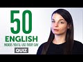Quiz | 50 English Words You