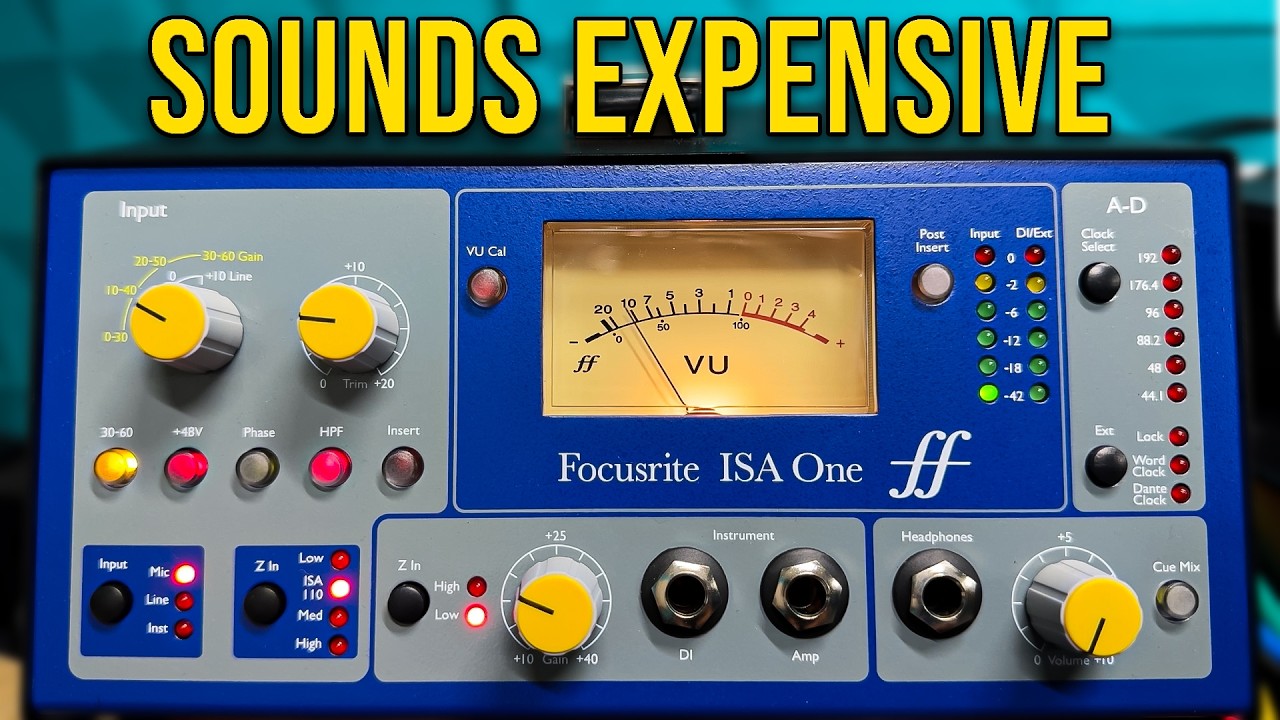 Focusrite ISA One - Sounds More Expensive Than It Is (Sound Test