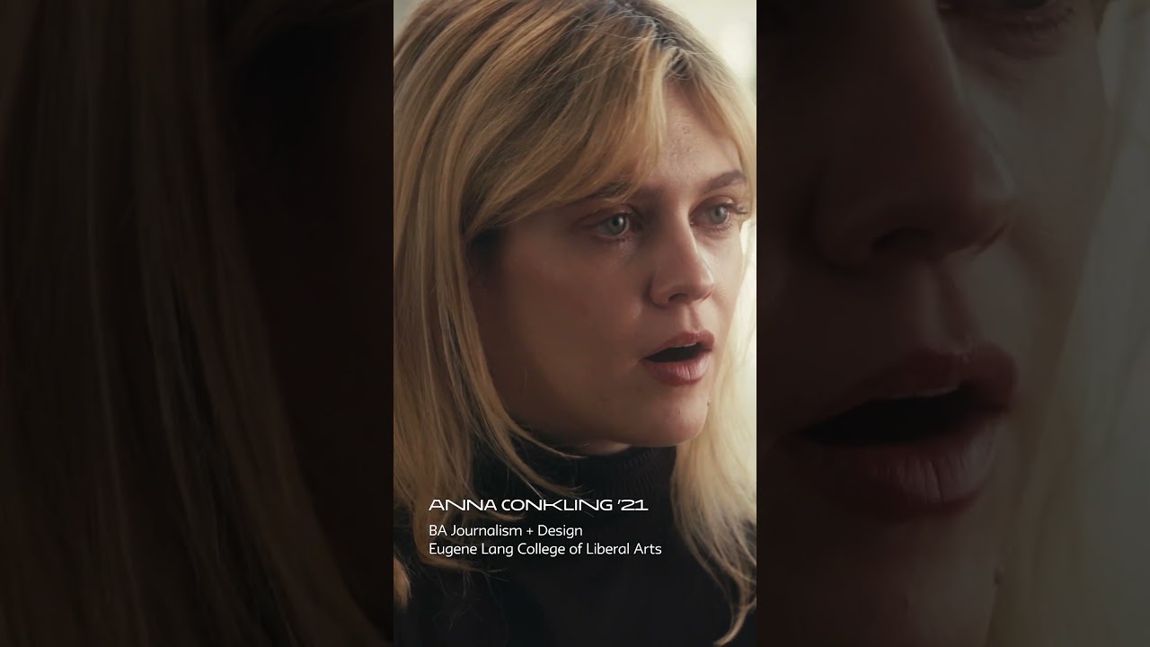 Anna Conkling (BA Journalism and Design '21) on how her studies help her war journalism career