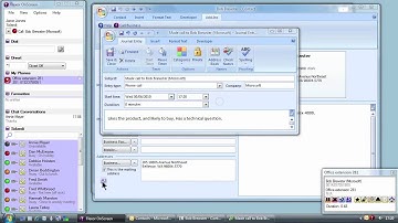 Camrivox Flexor CTI demonstration (MS Outlook edition)