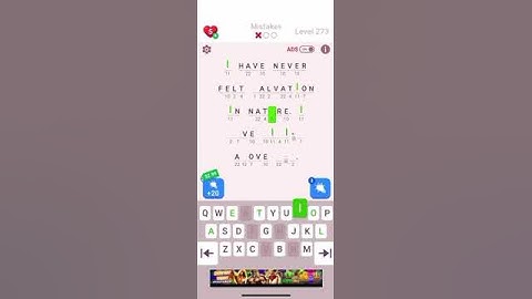 Ultimate cryptogram level 273 guide #cryptogram