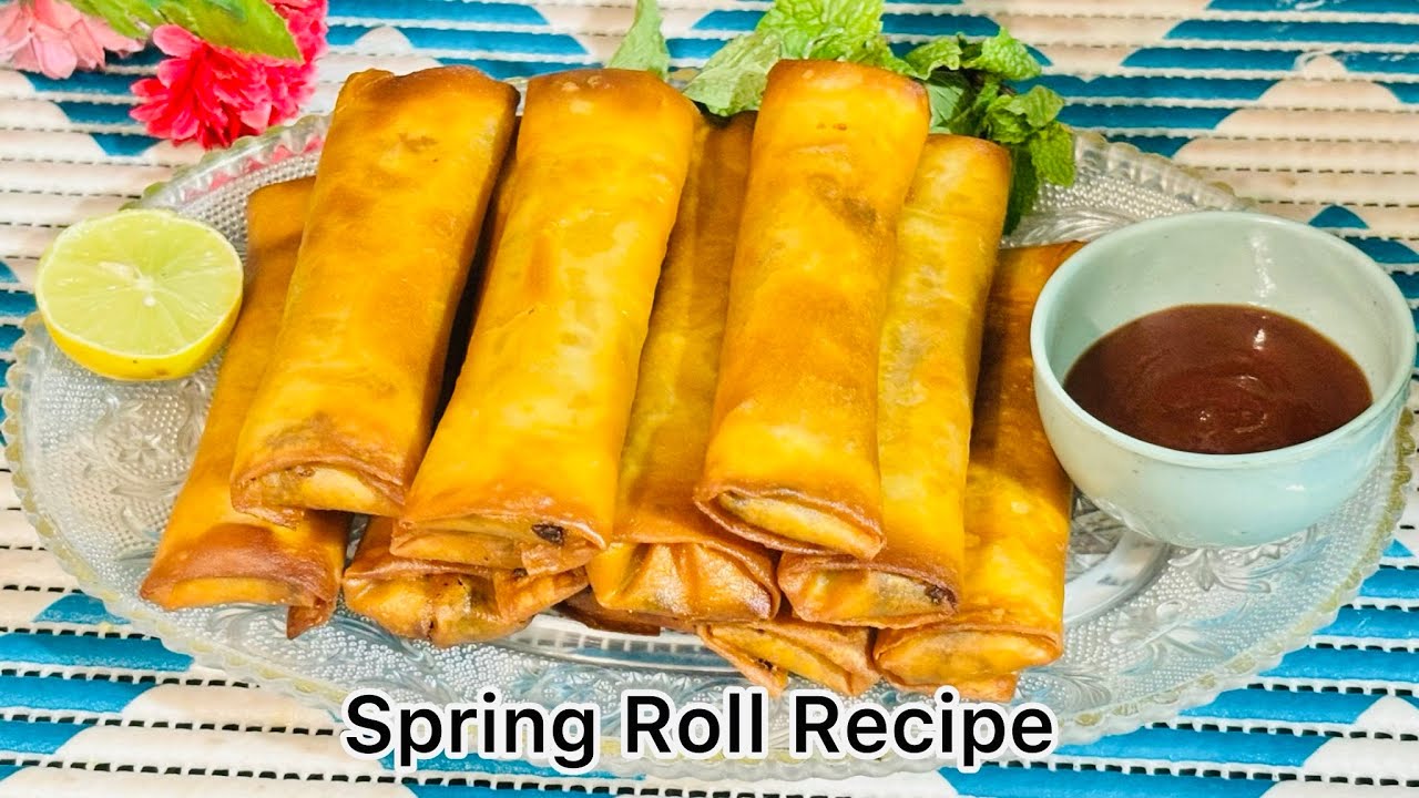 Qeema Rool Keema Spring Roll Recipe For iftar|crispy keema Spring Roll|Ramzan ...