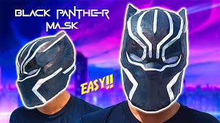 How to make Black Panther Helmet with cardboard!!  *தமிழில்*
