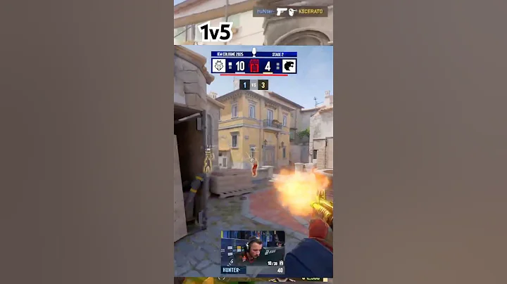G2 Hunter UNBELIEVABLE 1vs5 CLUTCH in CS2!! Better than Niko?!