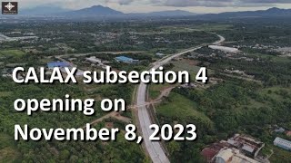 CALAX Subsection 4 opening on November 8, 2023 - first drive