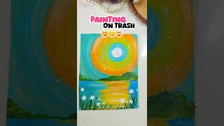 Painting On Trash Paper