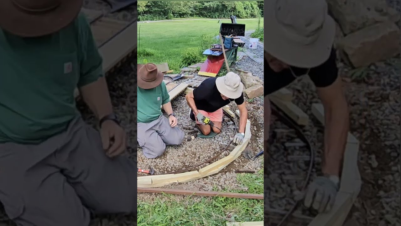 We Finally Finished Our Turntable Backyard Railroad Live Steam