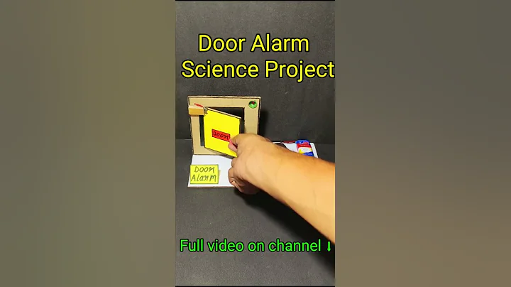 Door open detector alarm working model  #diy #shortvideo #shorts #shortsfeed #