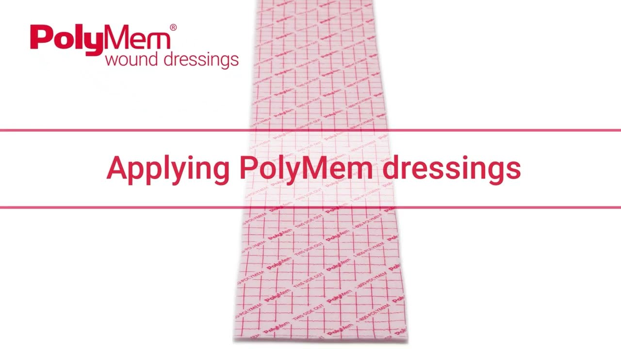 how to apply polymem silver dressing PolyMem
