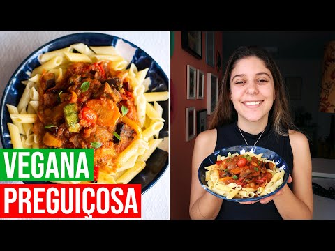 MACARRÃO VEGANO MAIS FÁCIL DO MUNDO | Vegana Preguiçosa