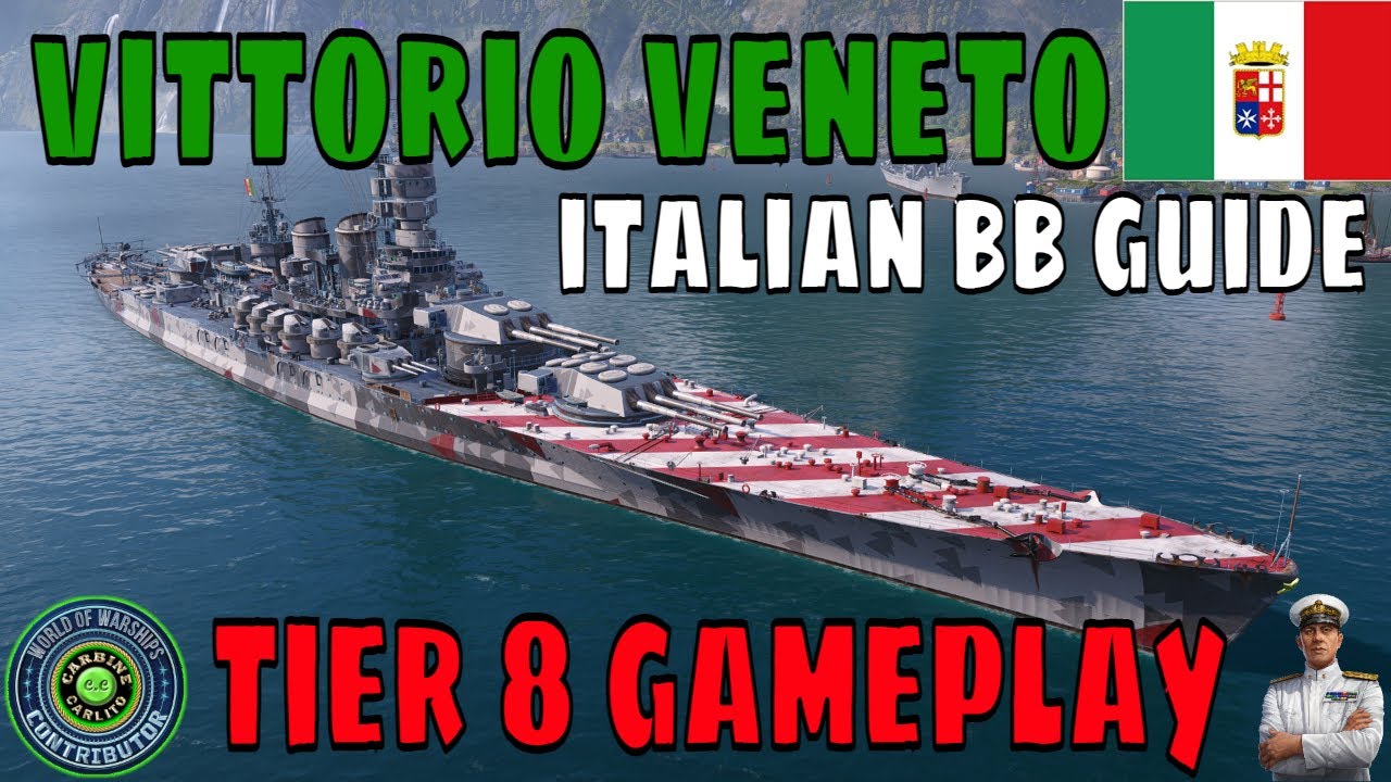 Italian Battleships Vittorio Veneto World of Warships Wows BB Guide