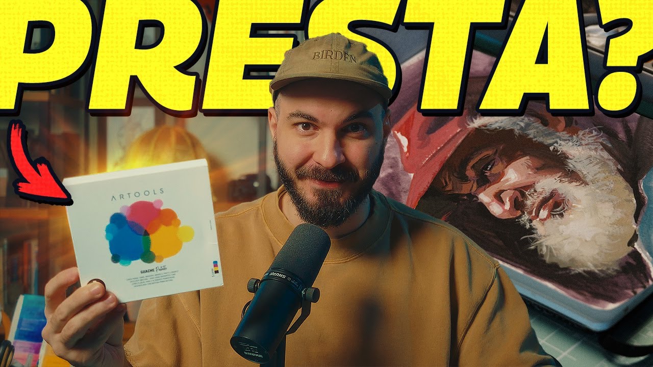 🎨 VOCÊS PEDIRAM e EU TESTEI! ESSE é o MELHOR CUSTO-BENEFÍCIO? | REVIEW ARTOOLS GUACHE 5 CORES CMYK