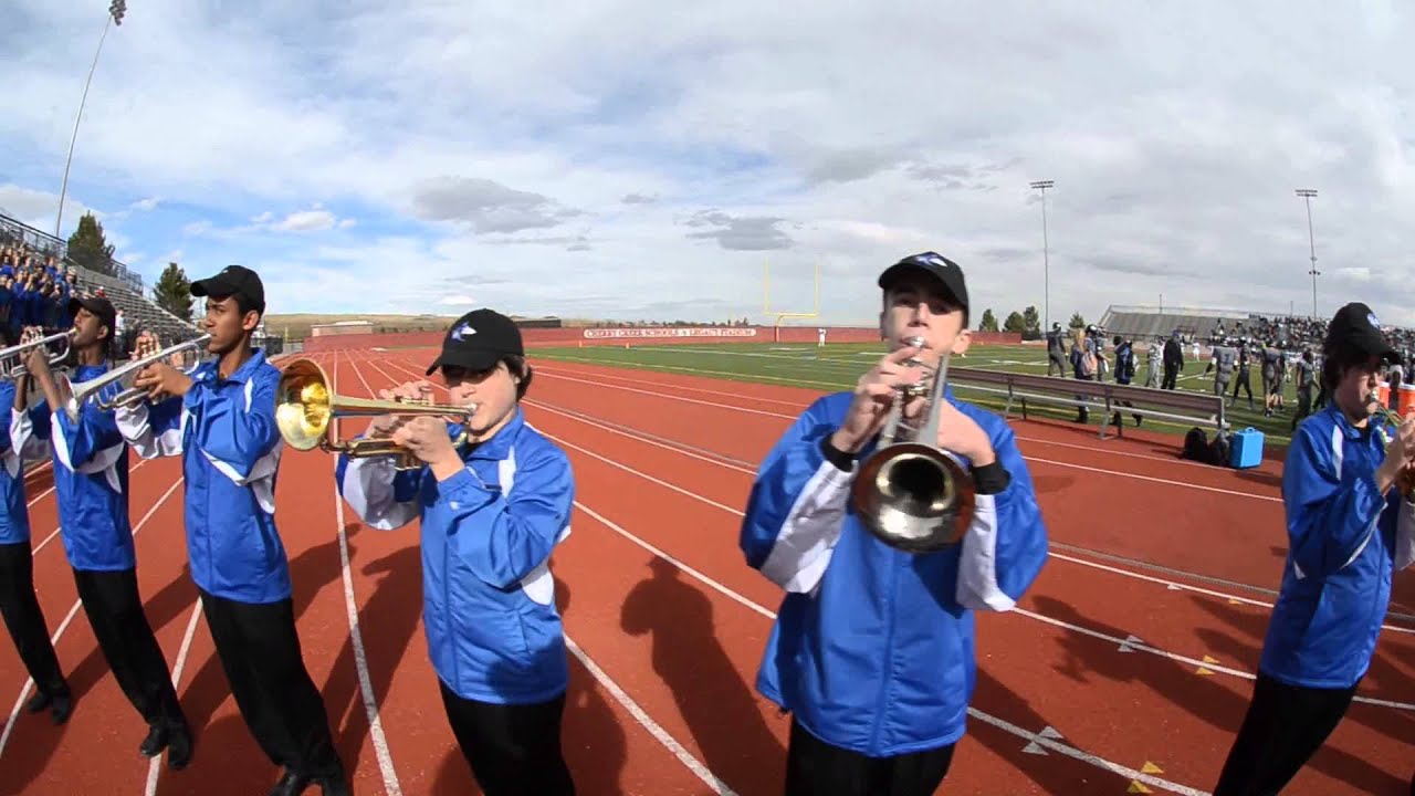 Best Band and Football Fans Grandview High School Wolves Playoff Action!