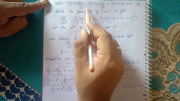 Second order differential equations with variable coefficient